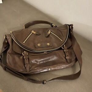 Alexander McQueen Brown Crossbody Bag